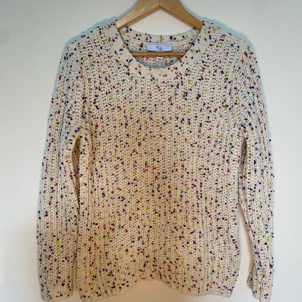 Colorful Speckled Women's Sweater M